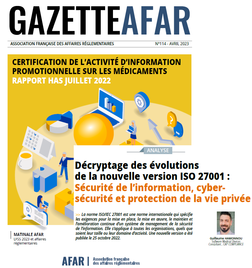 Nouvelle version ISO 27001